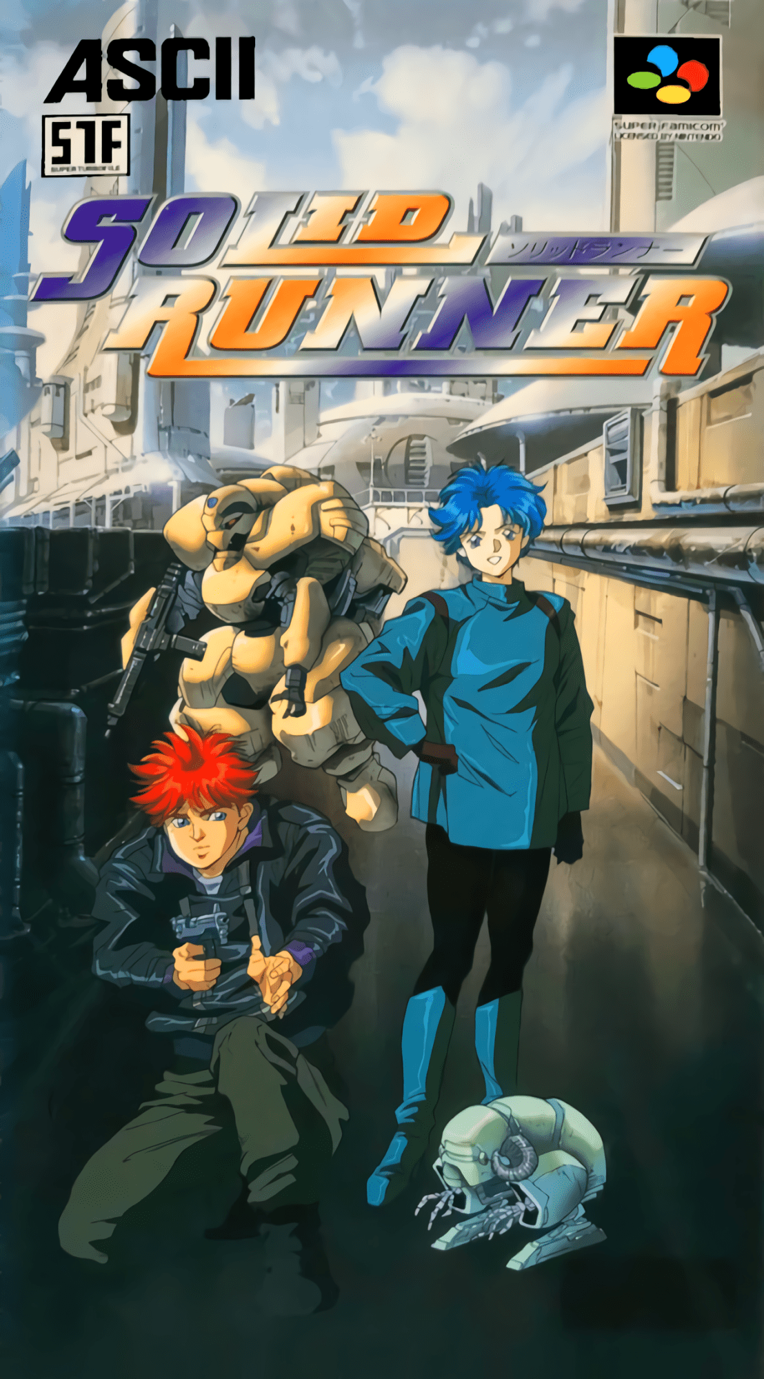 Solid Runner box art for Super Famicom